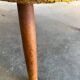 Chaise cocktail / fauteuil / canapé vintage jaune ocre