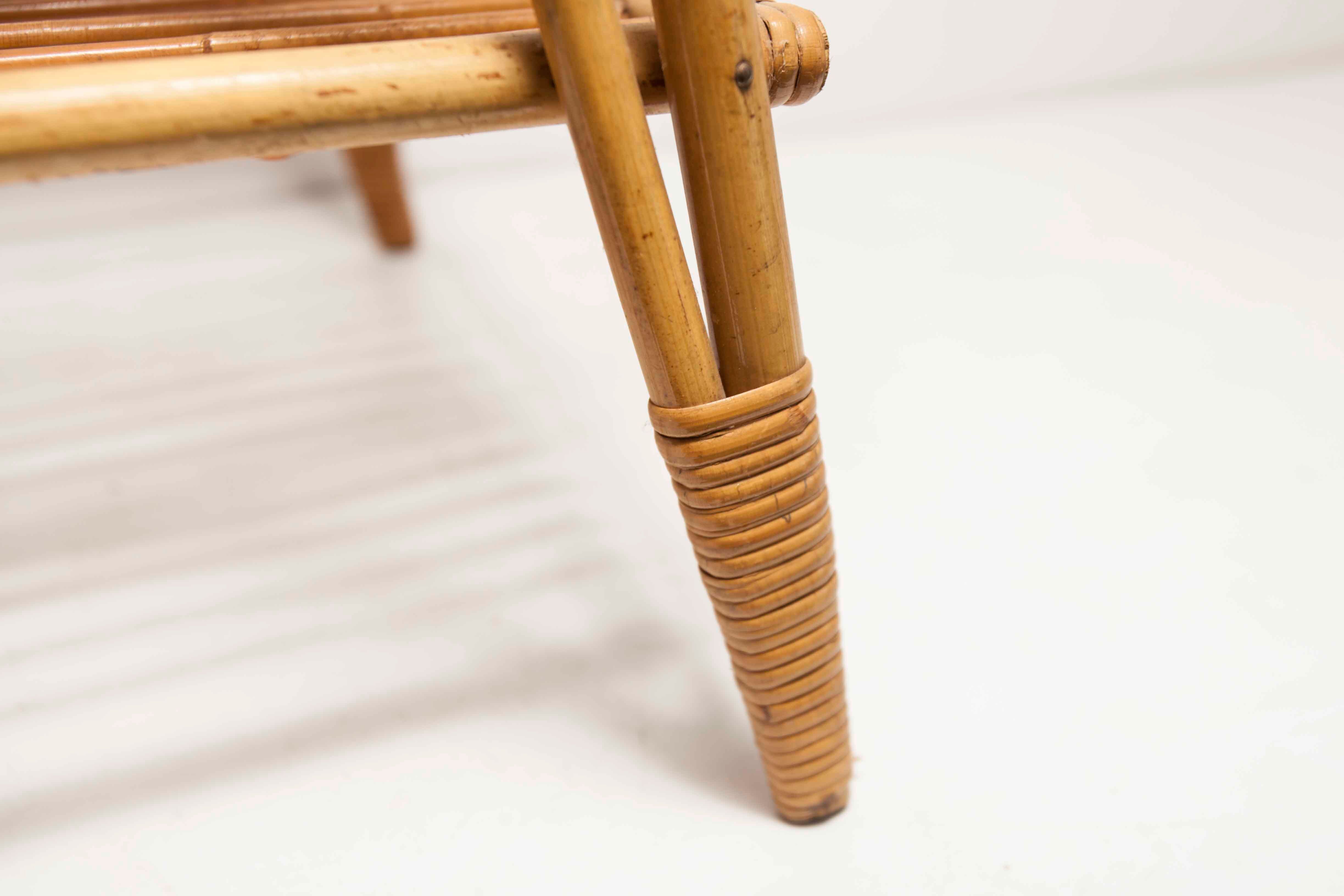 Bamboo magazine holder 1960