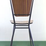 Set of 4 chairs Fusmatic in formica 60s
