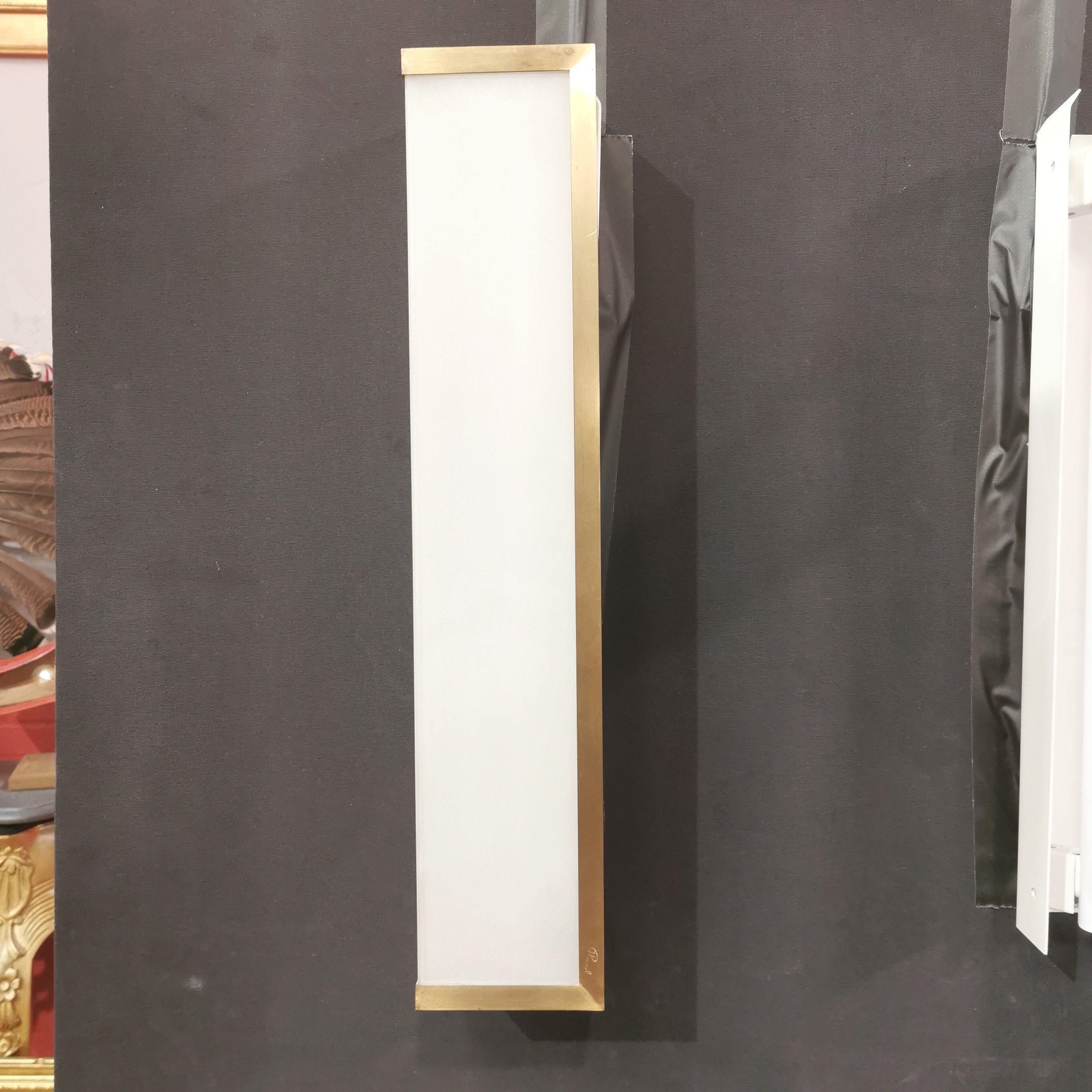 Pair of vintage Perzel angle wall light