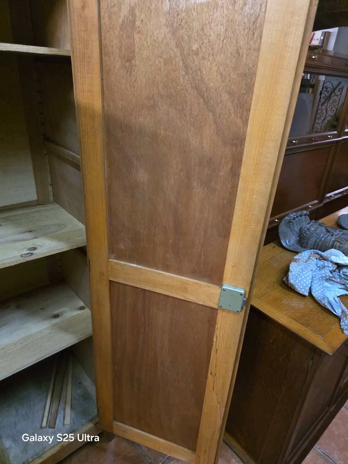 Vintage school locker from the 1960s