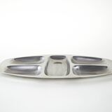 Plateau d'apéritif, design italien, années 1970, fabriqué par Alessi