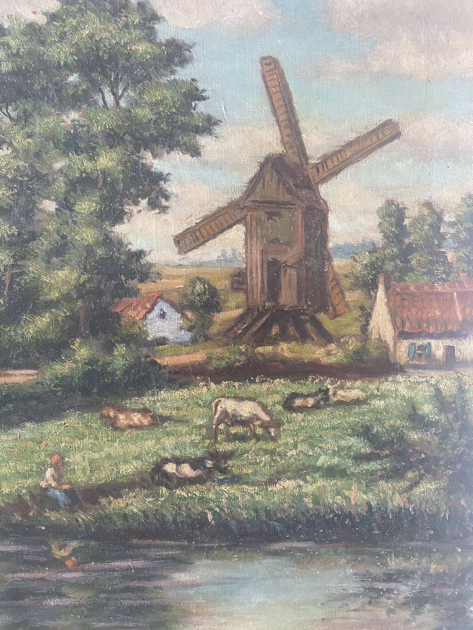 Paysage Hollandais de 1920