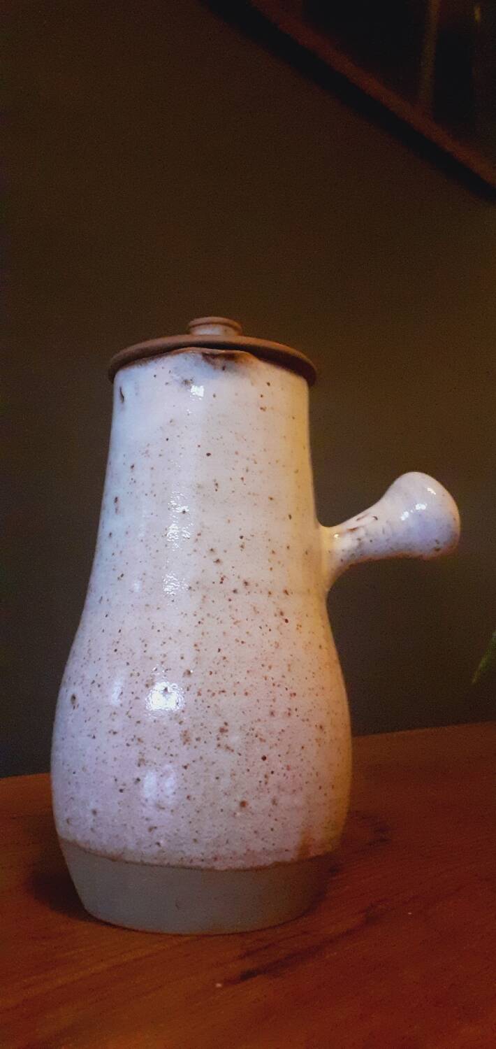 Ceramic jug from the 60s Roger Jacques (1920-2001) Puisaye stoneware