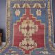 Oversize Handknotted Geometric Vintage Rug sku 1905