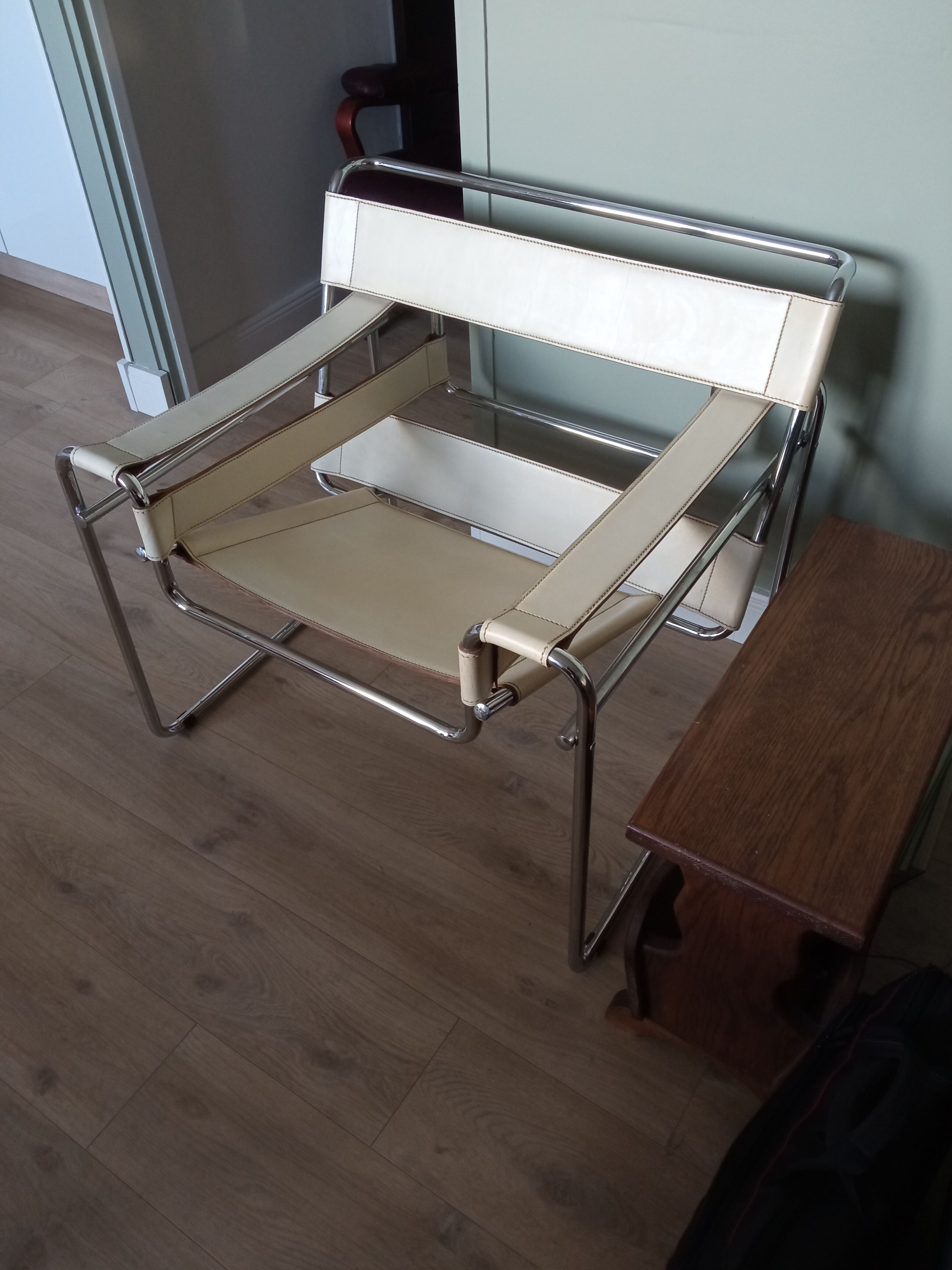 Fauteuil B3 Wassily design Marcel Breuer
