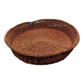 old wicker tray