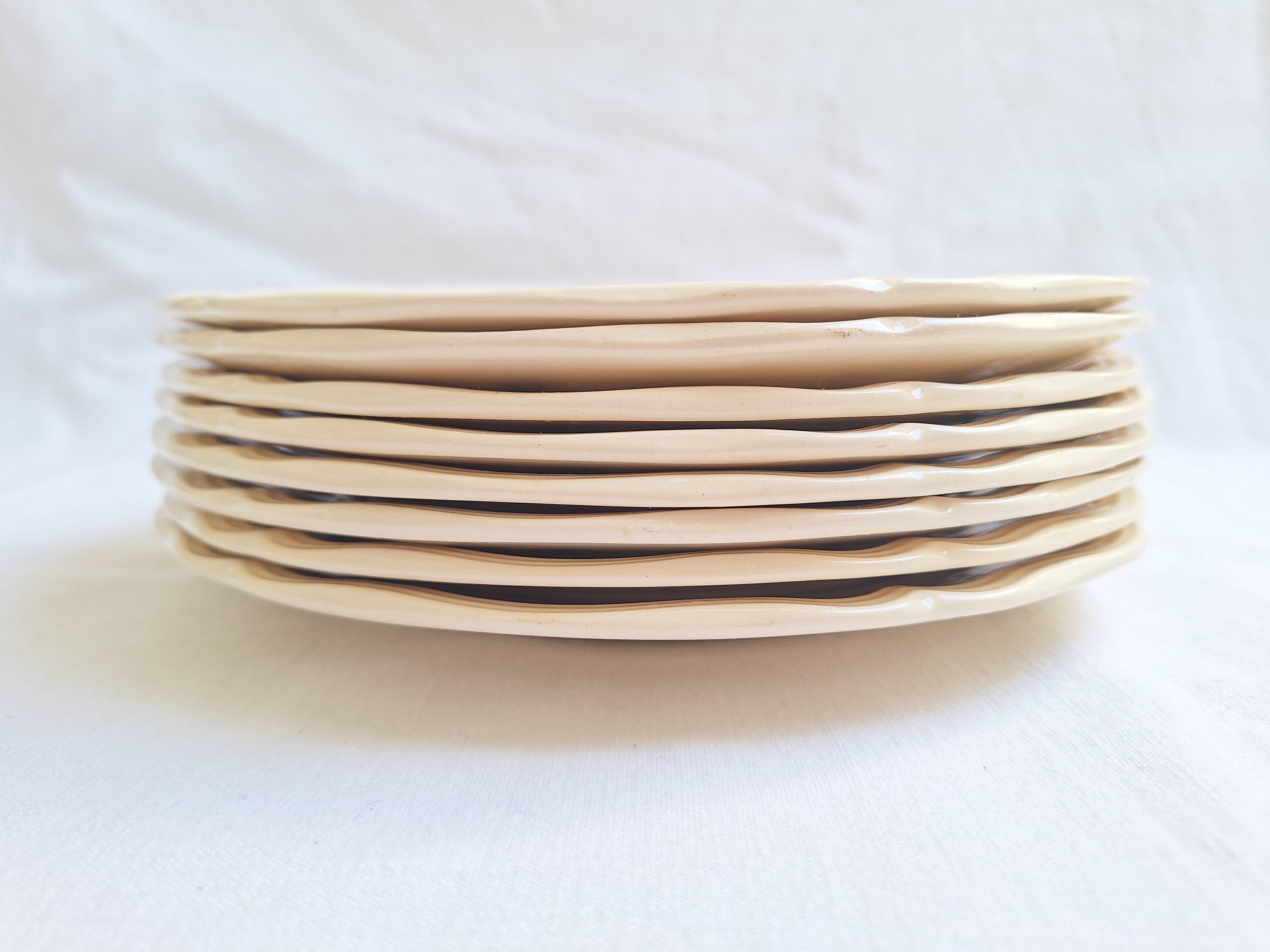 Dessert or starter plates Digoin Sarreguemines