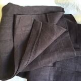 Nappe de lin HC 180x150 brun violet
