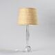 Crystal table lamp by Daum, France, 1970s