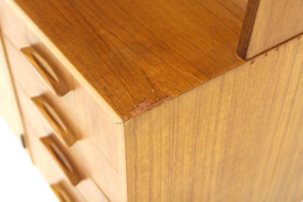 Scandinavian teak secretary, Sweden, 1960