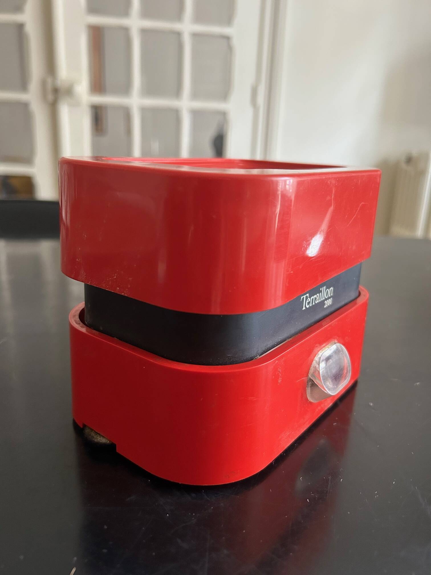 vintage red teraillon scale