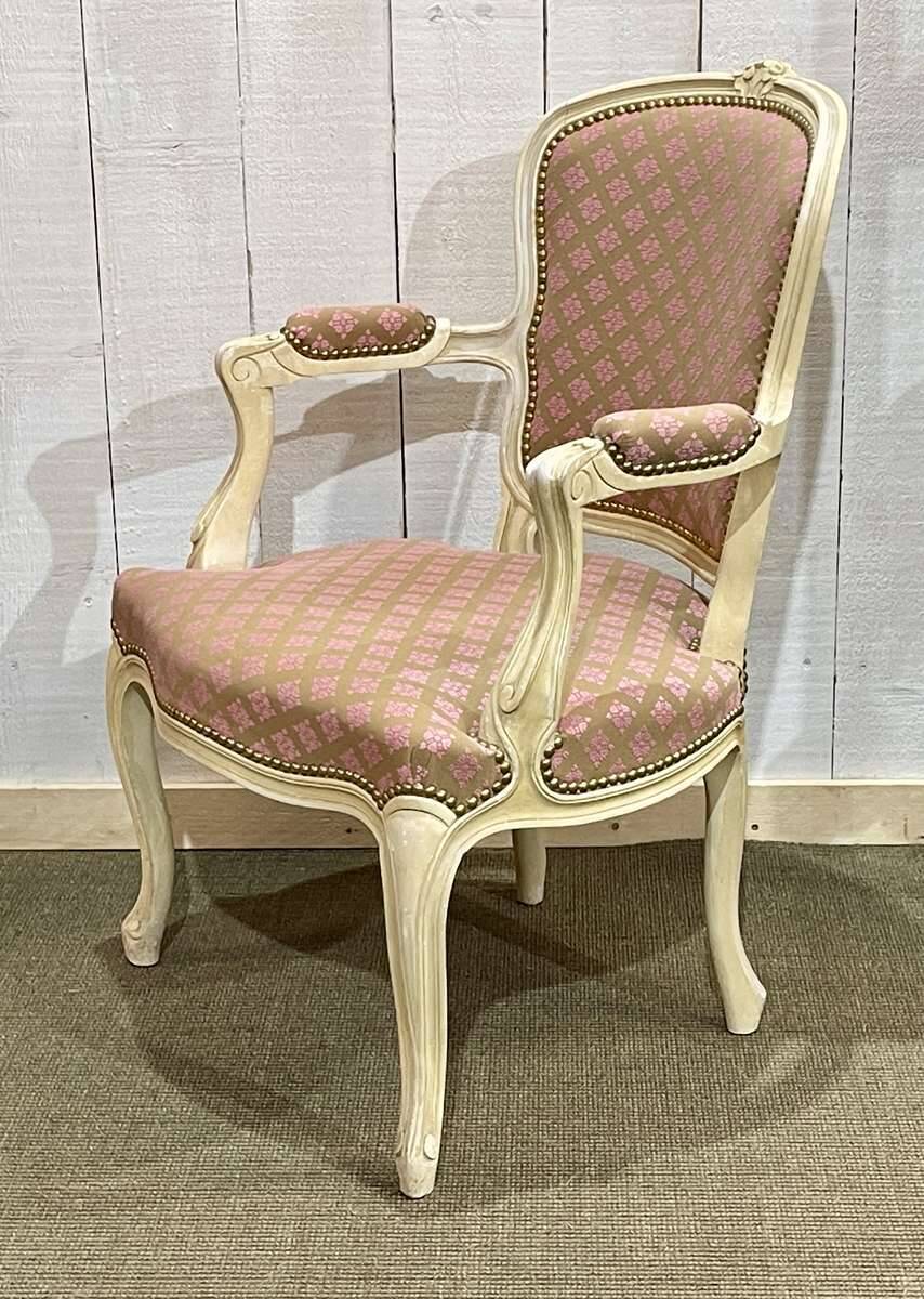 Louis XV style armchair, work from the 70s