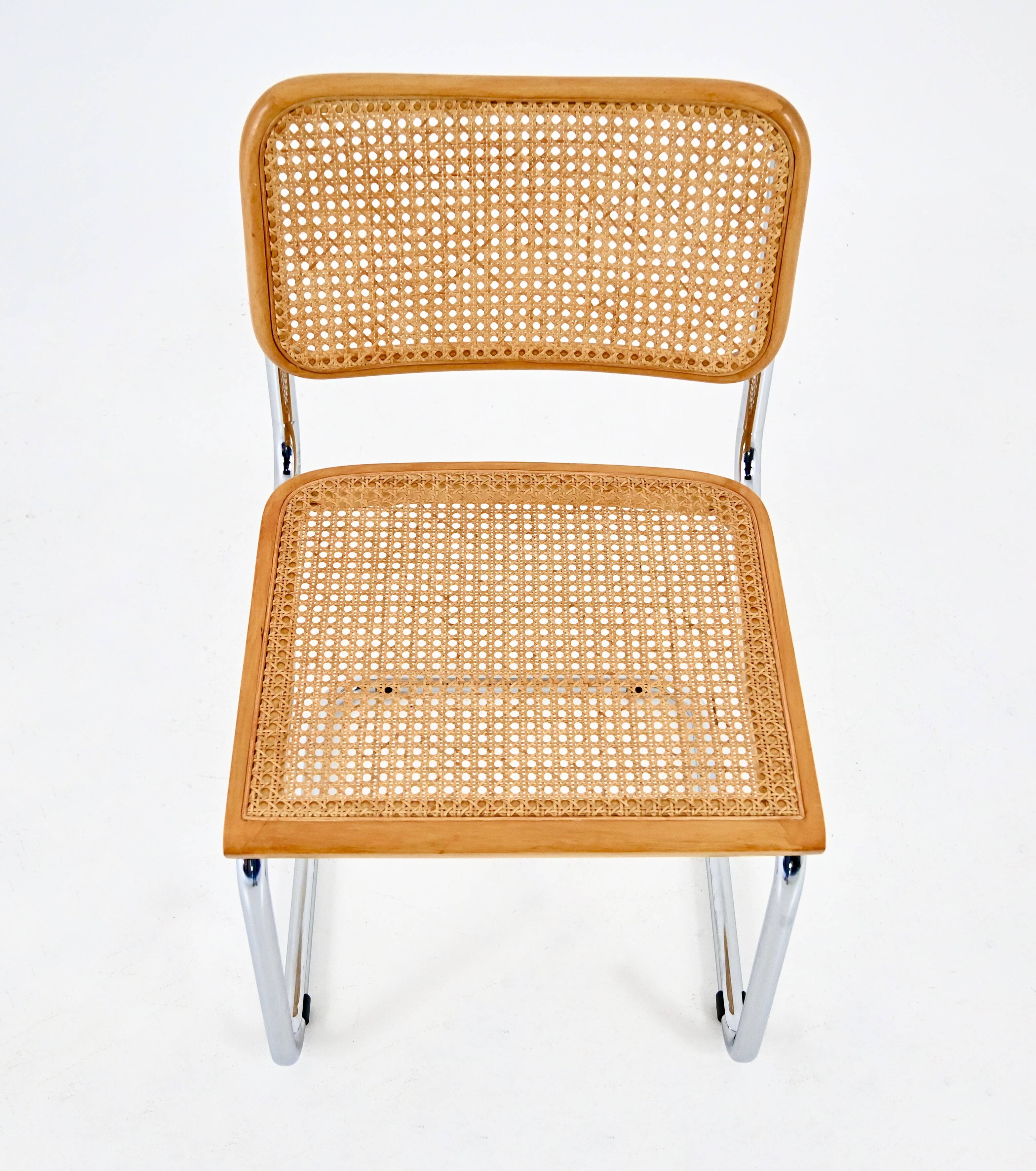 Set of 6 Dining Chairs Style B32 by Marcel Breuer