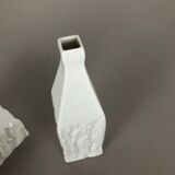 Set of 2 modernist 1960s vase sculptures Peter Müller for Sgrafo Modern, Germany