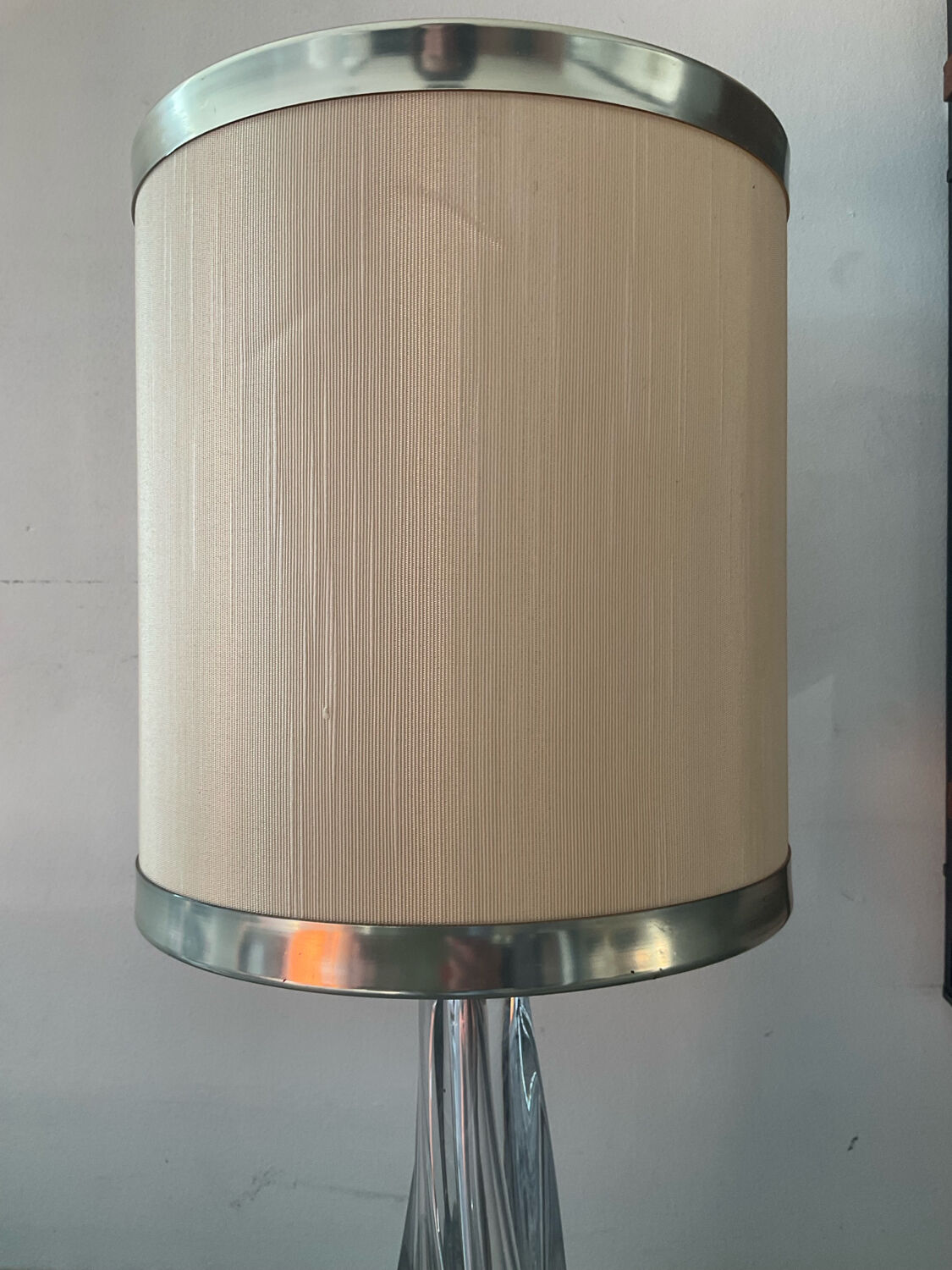 Daum crystal lamp from the 1950s