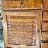 Low sideboard and jam cupboard set - solid wood