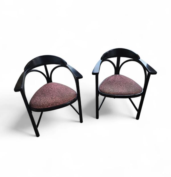 2 x chaise triangle Thonet par Michael Thonet