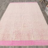 6x10 Soft Pastel Pink Handmade Vintage Rug, 193x300Cm SK 34942