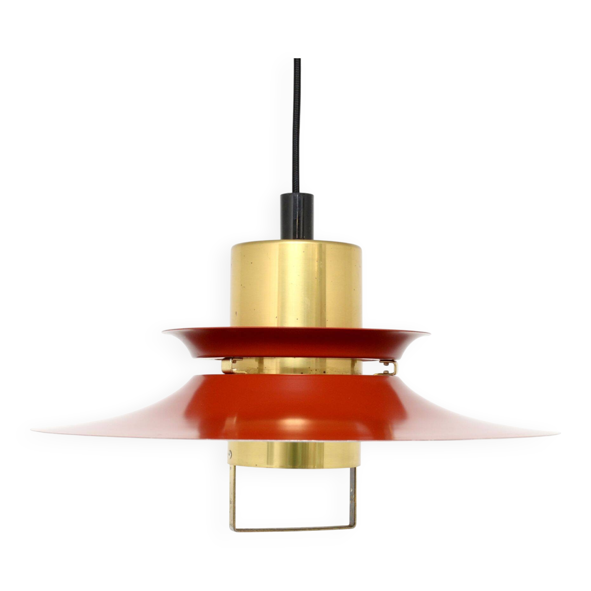 Burgundy Vitrika lamp, Denmark 1960s