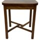 Art Deco side table walnut wood design 30's