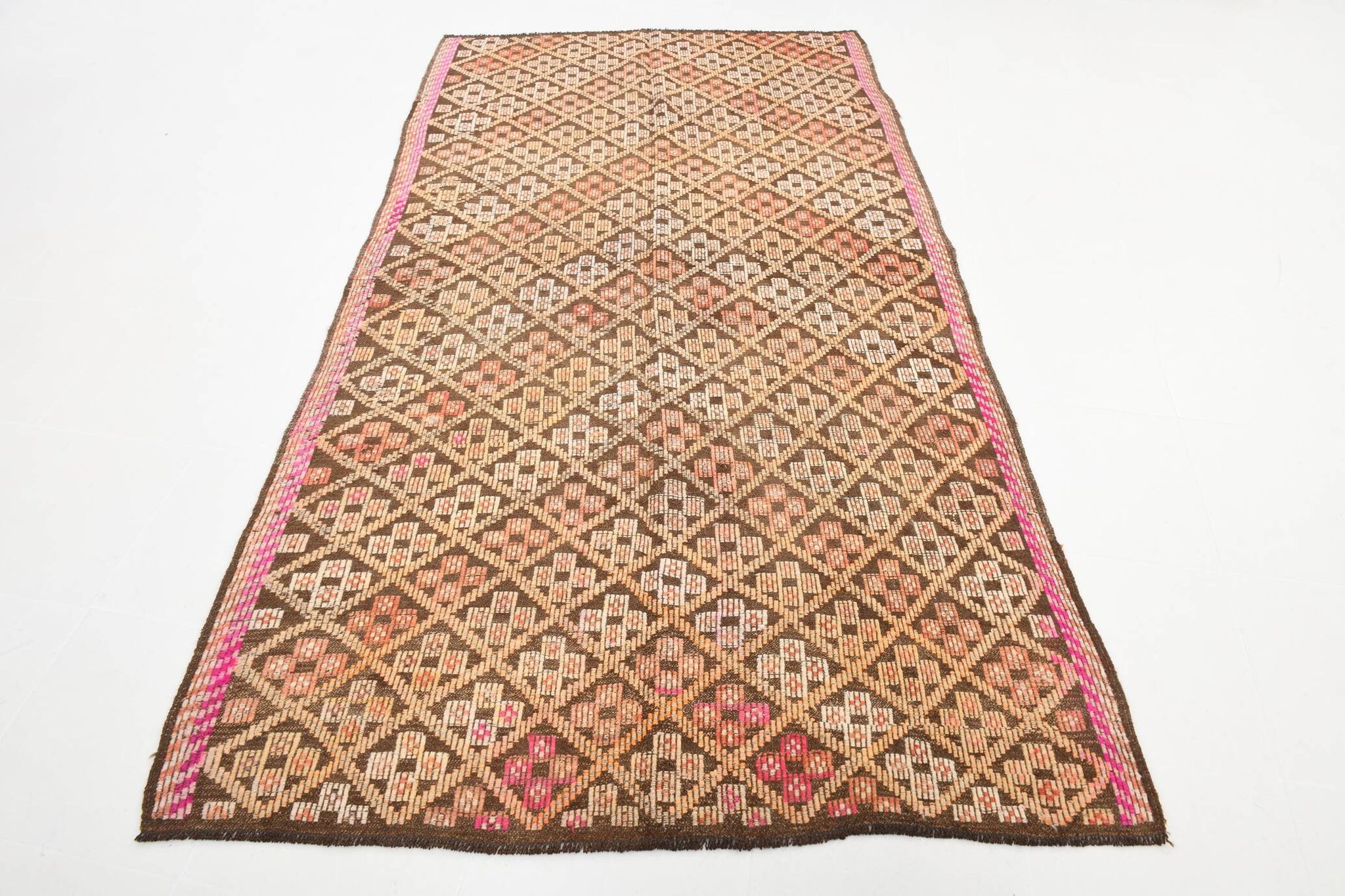 5x9 Turkish Kilim Rug, 151x282Cm
