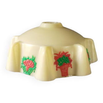 Yellow lampshade