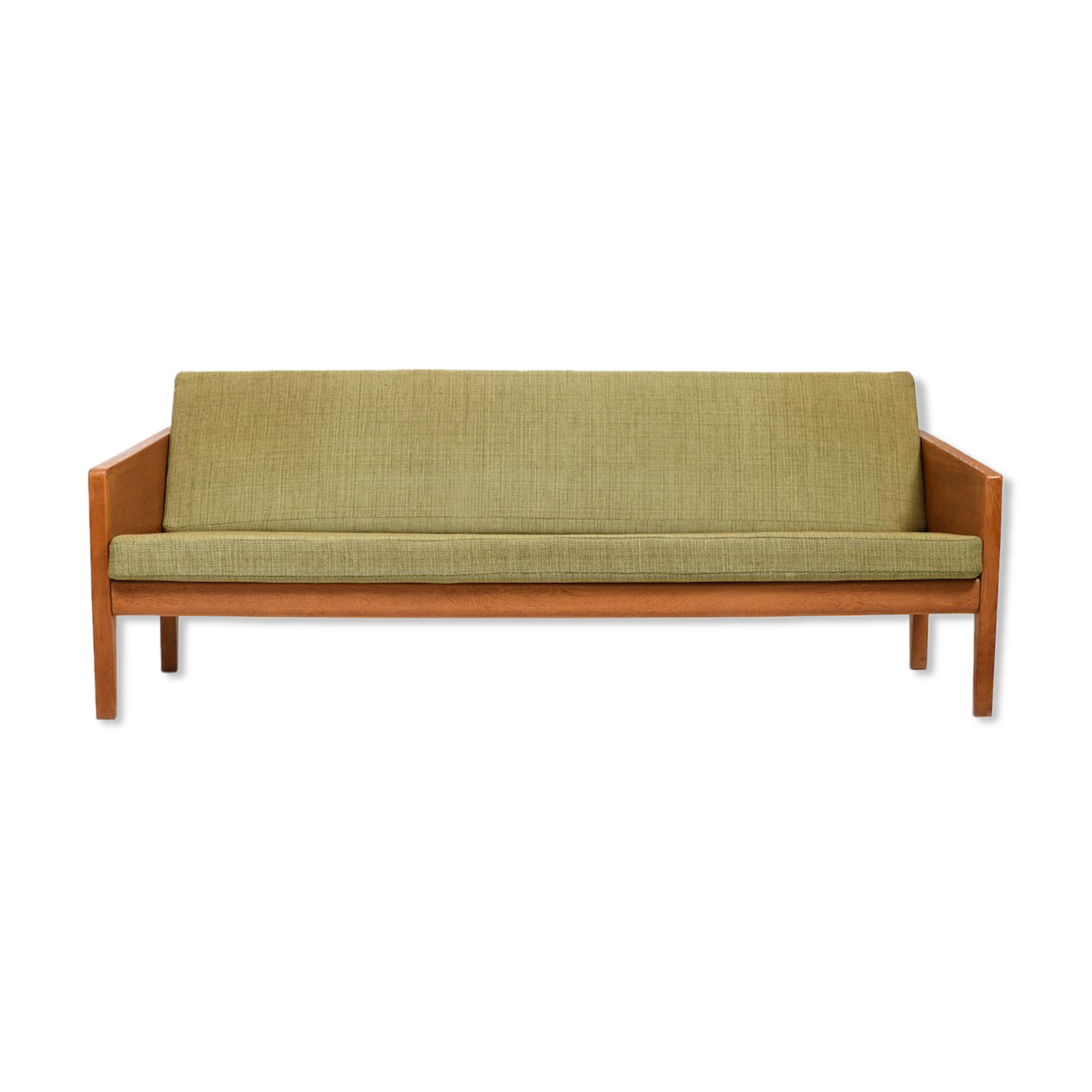 Rare Illum Wikkelsø Sofa in Oak early 1950s.