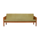 Rare Illum Wikkelsø Sofa in Oak early 1950s.