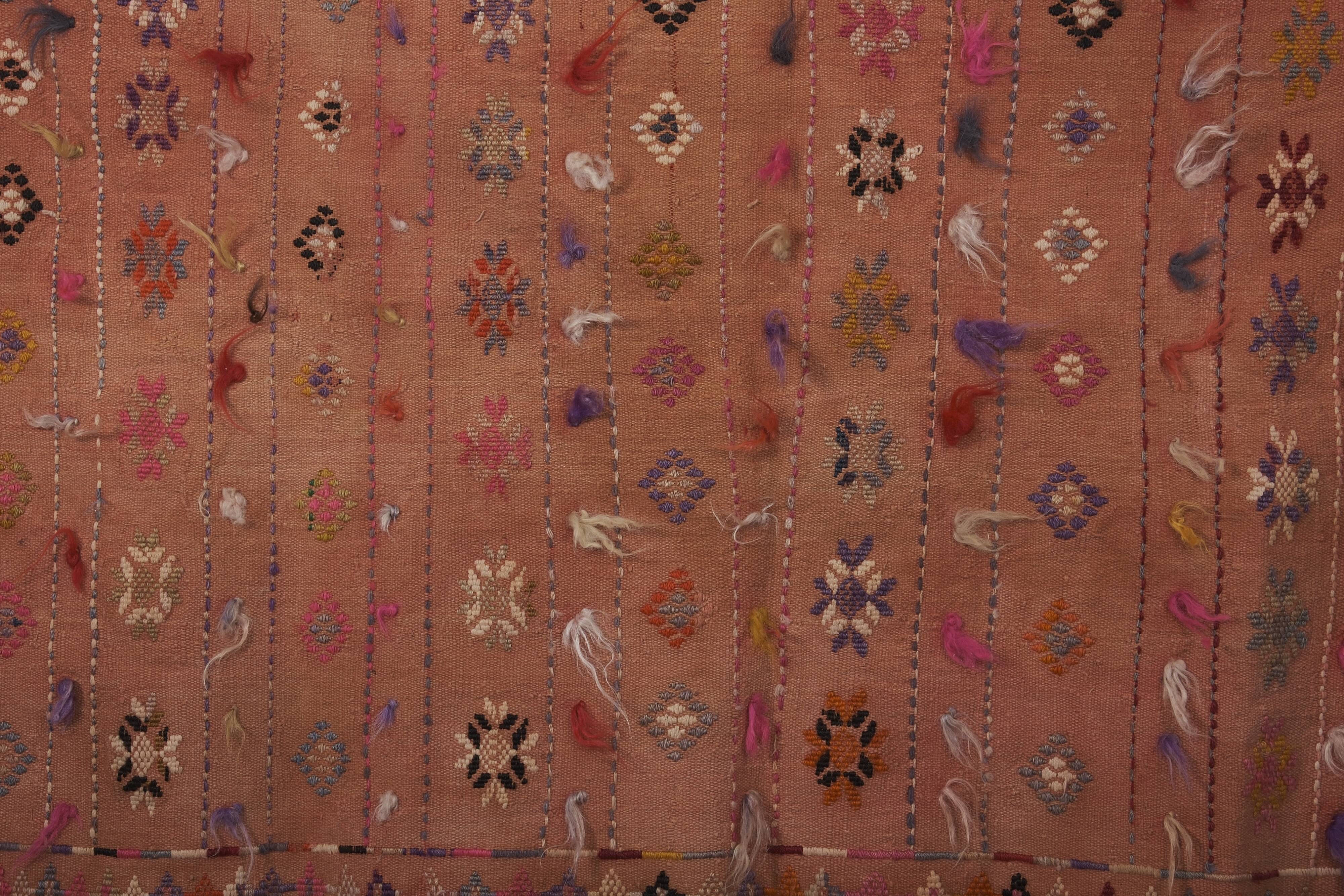 Vintage Turkish Oushak Rug Handwoven 95x140 cm