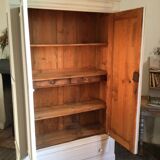 Old patinated wardrobe