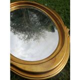 Beveled oval mirror 90x55cm