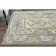 1970s Vintage Turkish Oushak Handmade Wool Cotton Orange Area Rug  170x263