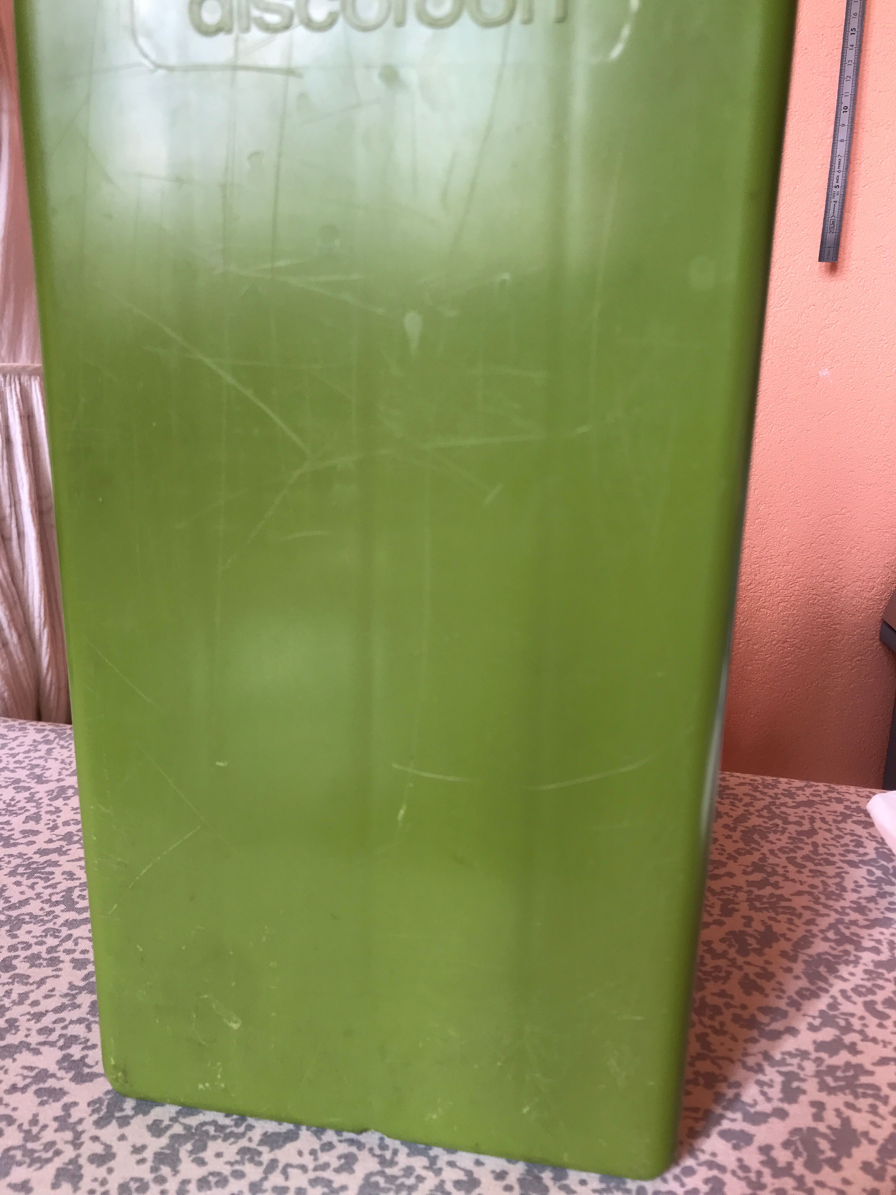 Vinyl support storage 70s Discofoon olive green