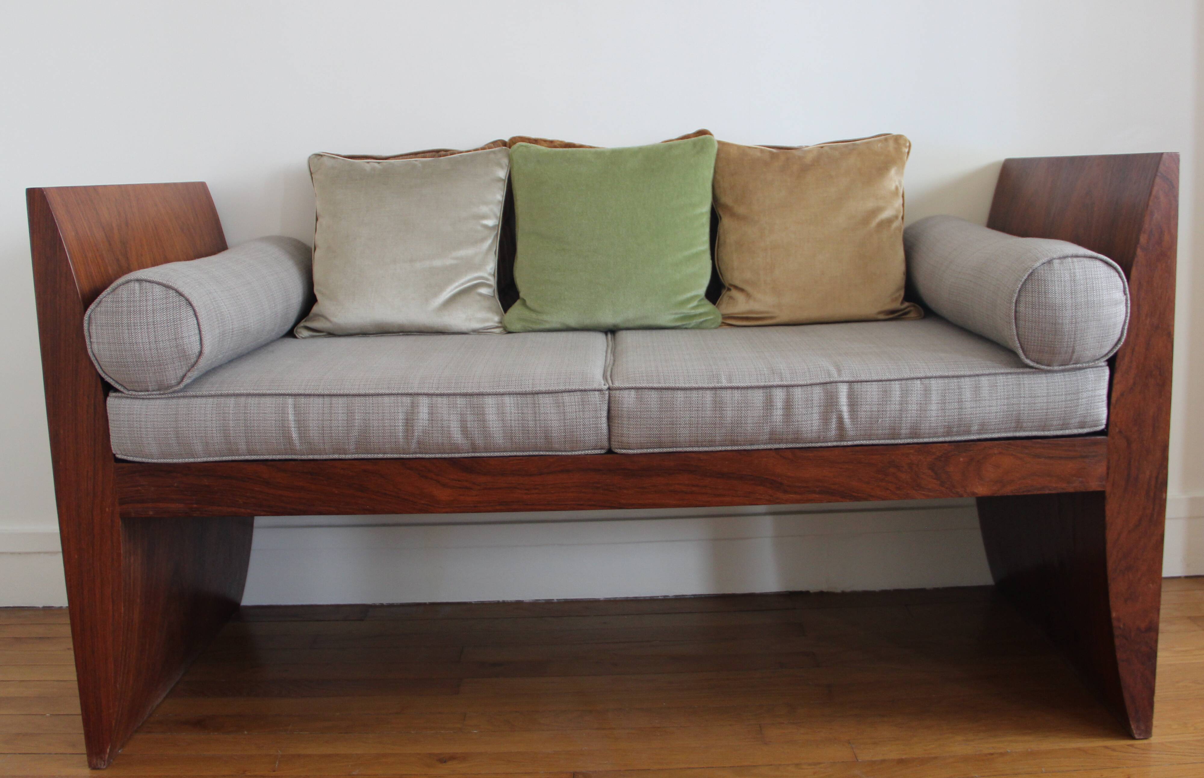 Contemporary wenge daybed made to measure