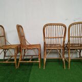 4 rattan chairs