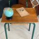 Desk and school chair set