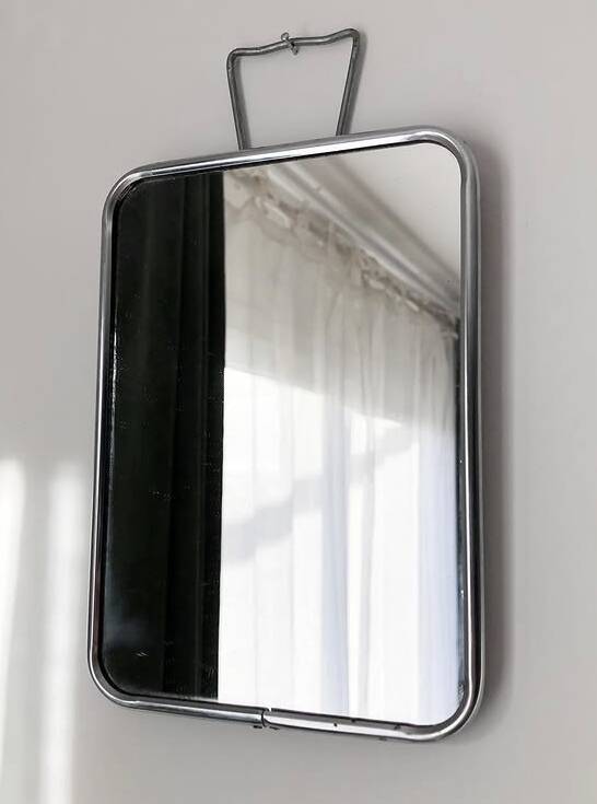 Vintage barber's mirror