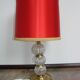 Vintage crystal lamp, 1970s