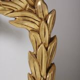 Gilded carved wooden mirror
