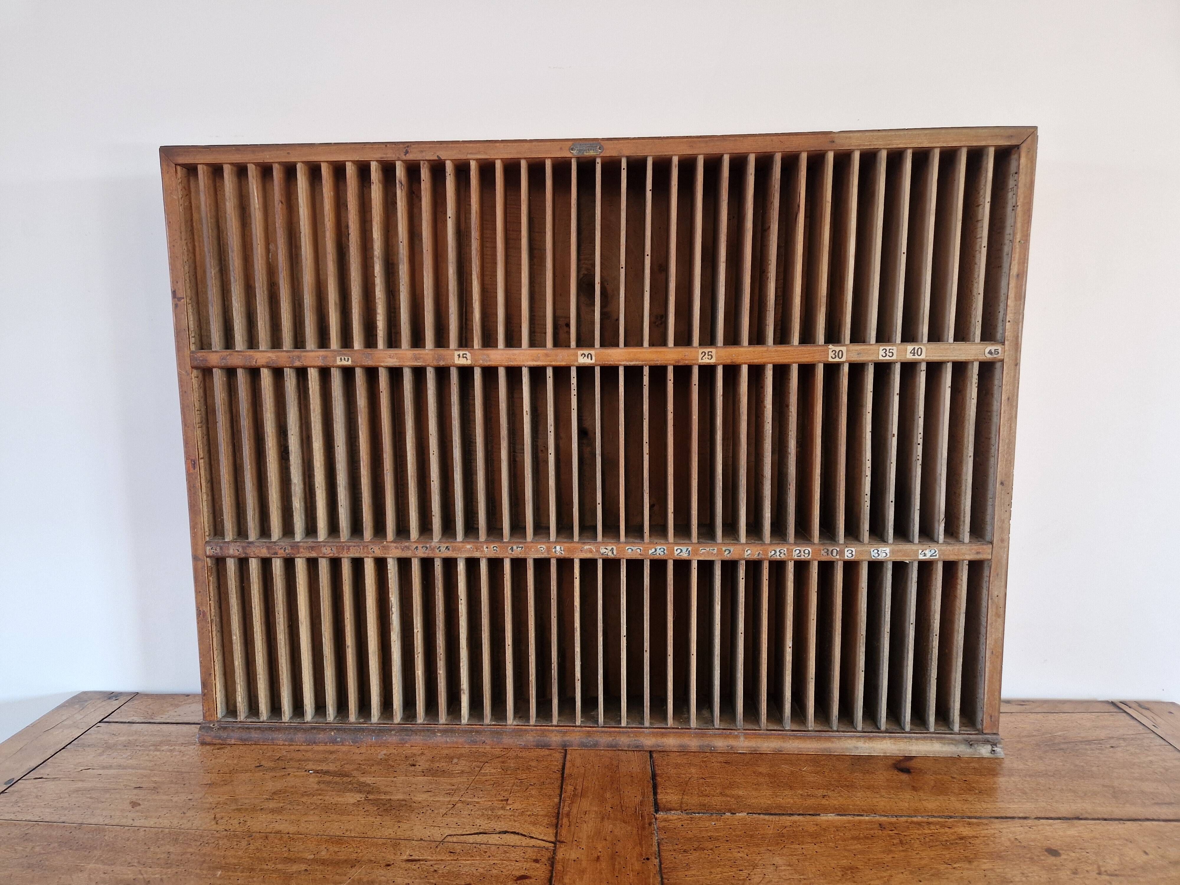 Historic Radiguer printing cabinet – characterful piece of furniture