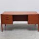 Freestanding desk with Bookshelf by Wilhelm Renz, 1960s