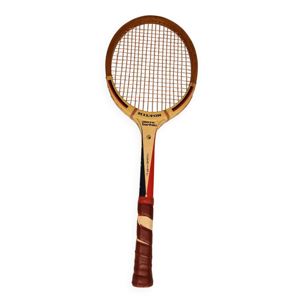 Ancienne Raquette De Tennis Hilton Autograph – Vintage Bois – Collection
