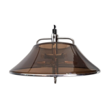 1970's acrylic/chrome 8 bulb hanging lamp.