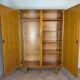Wood and rattan wardrobe 60'
