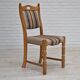 Danish dinning set of table and four chairs in oak and wool.