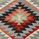 Geometric Madalion Design Kilim Rug, 181x320Cm Rug For Living Room