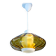 Scandinavian suspension, blown glass and opaline, 1960, new.