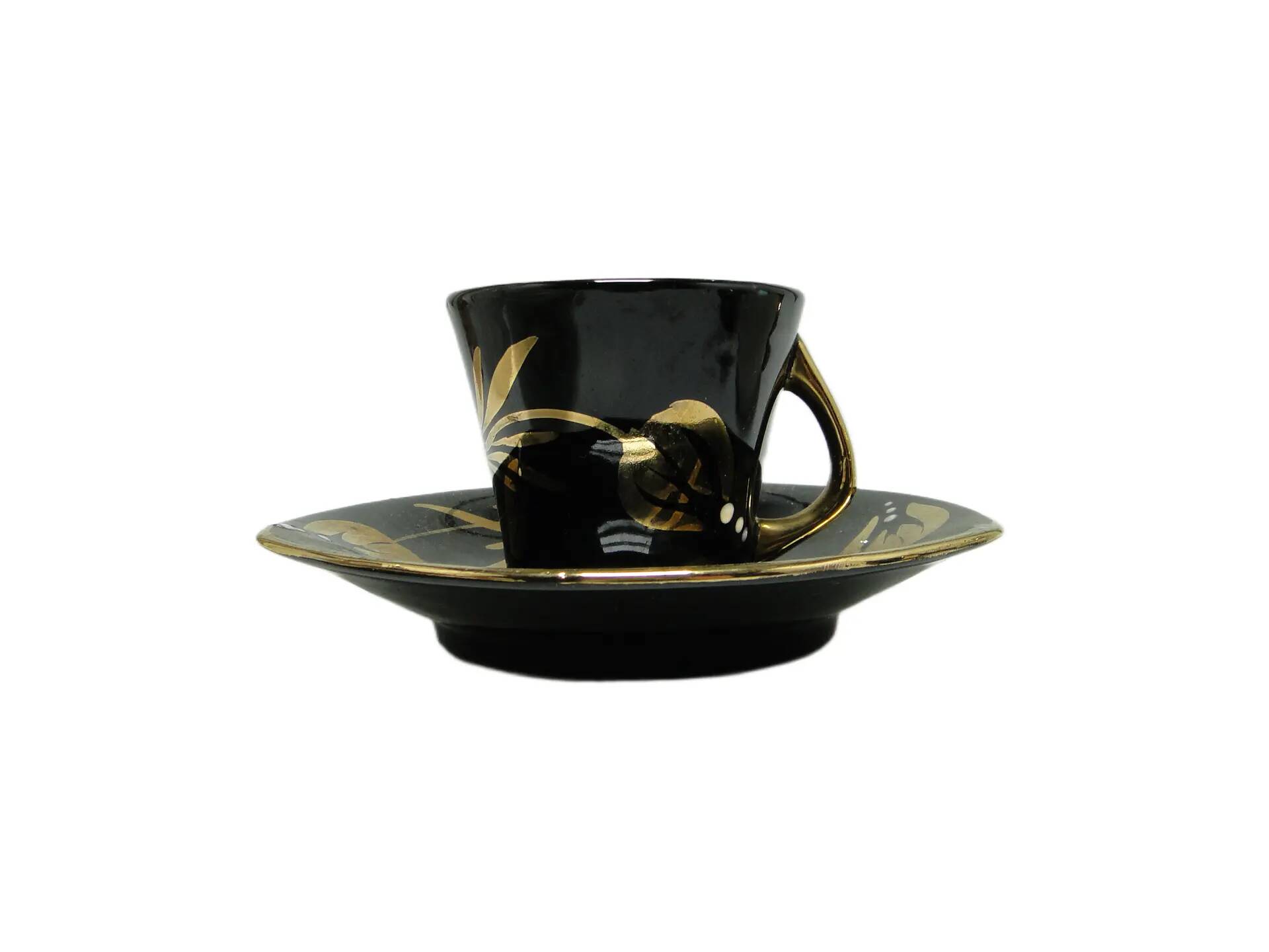 Cup and saucer set, Chic & Glam, porcelain, Chodzież, Poland, 1970s