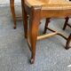 6 dining chairs in Louis XV style from the 1970s.